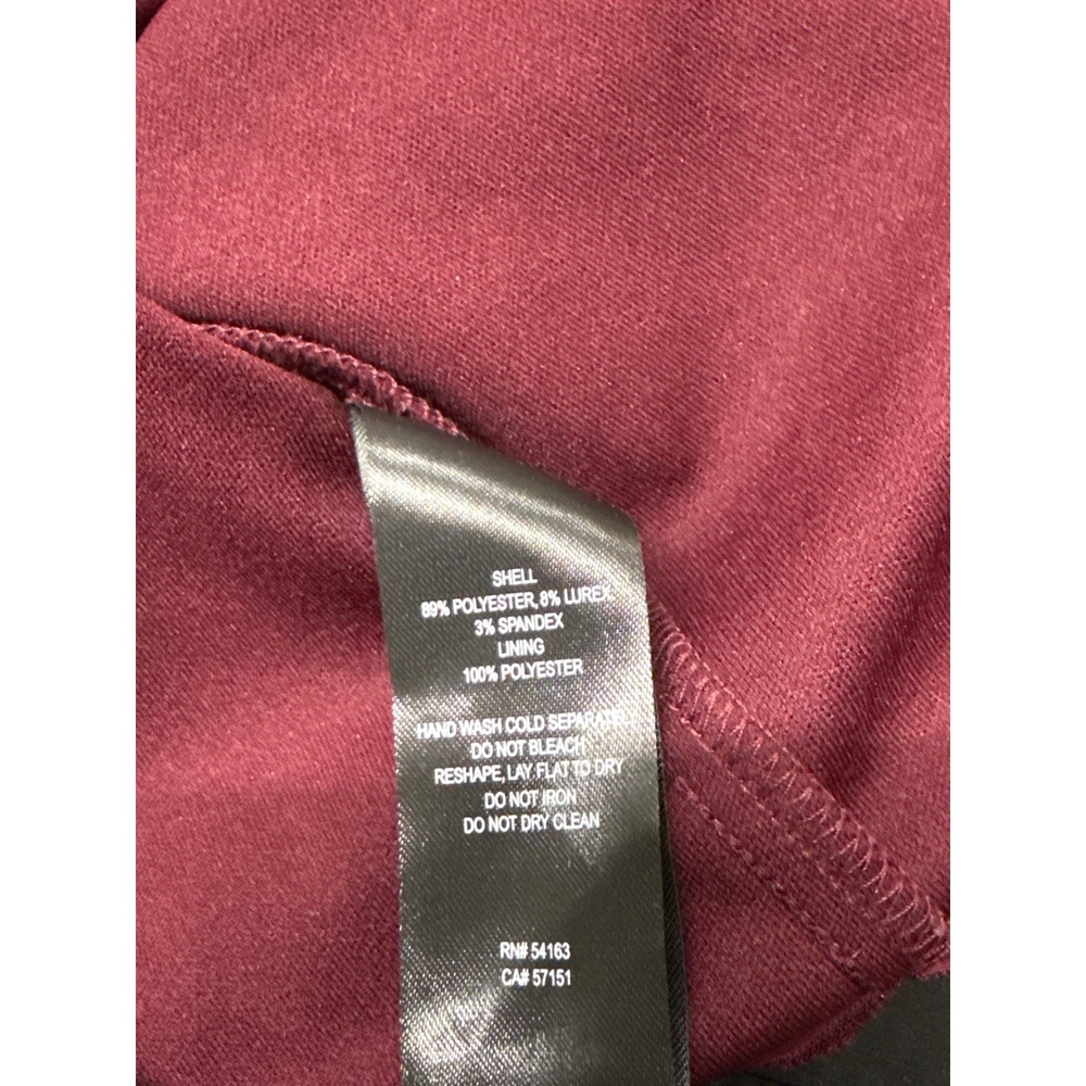 Jessica Howard Petites Womens Metallic Blouson Sheath Dress Size 6P - Picture 5 of 5
